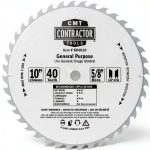 CMT K04010 ITK Contractor 10 inch Table Saw Blade 40 Teeth HSS-0
