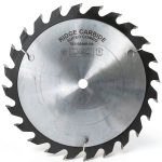 Ridge Carbide 10" 24T Super Combination Table Saw Blade, Alternate Raker Grind (2+1),+20° Hook, 5/8" Bore, Plate Thickness 0.087", Full Kerf (0.125") for Cutting Wood and Sheet Goods-0