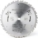 Metabo HPT 10 Inch Table Saw Blade 24 Tooth Tungsten Carbide-0