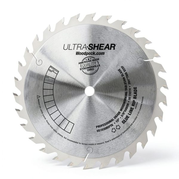 Glue Line Saw Blade Woodpeckers Thin Kerf Saw Blade US1030RIPTK-0