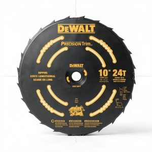 DEWALT 10-Inch Miter / Table Saw Blade, ATB, Ripping, 5/8-Inch Arbor, Tough Coat, 24-Tooth (DW7124PT)-0