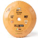 CMT P12072 ITK Plus Finish Saw Blade, 12 x 72 Teeth, 10° ATB+Shear with 1-Inch bore-0