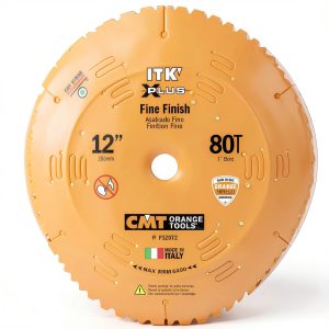 CMT P12072 ITK Plus Finish Saw Blade, 12 x 72 Teeth, 10° ATB+Shear with 1-Inch bore-0