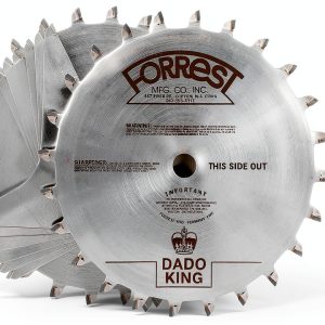 Forrest 8in Dado King Set - 24 C4 Carbide Teeth Table Saw Blade-0