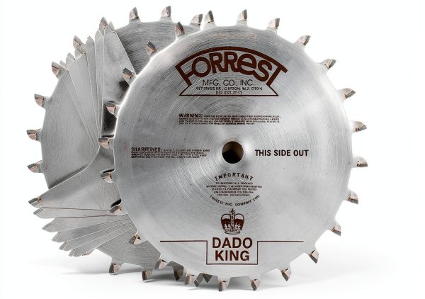 Forrest 8in Dado King Set - 24 C4 Carbide Teeth Table Saw Blade-0