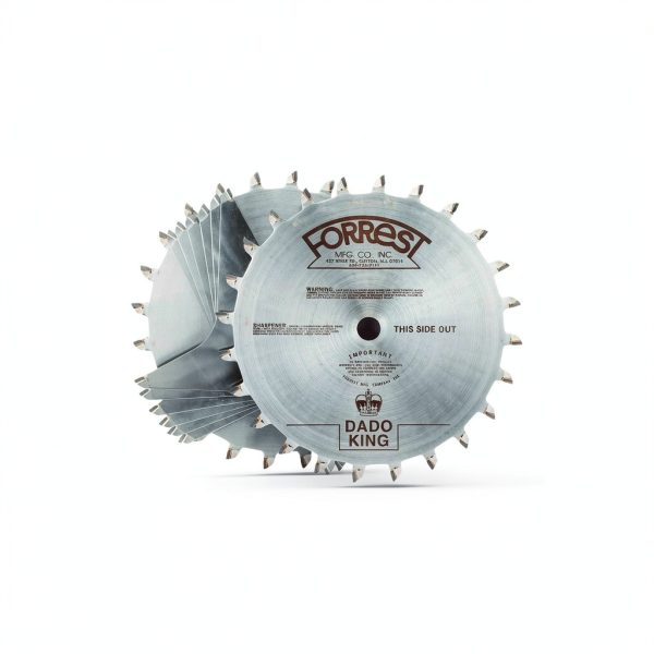 Forrest 8in Dado King Set - 24 C4 Carbide Teeth Table Saw Blade-3
