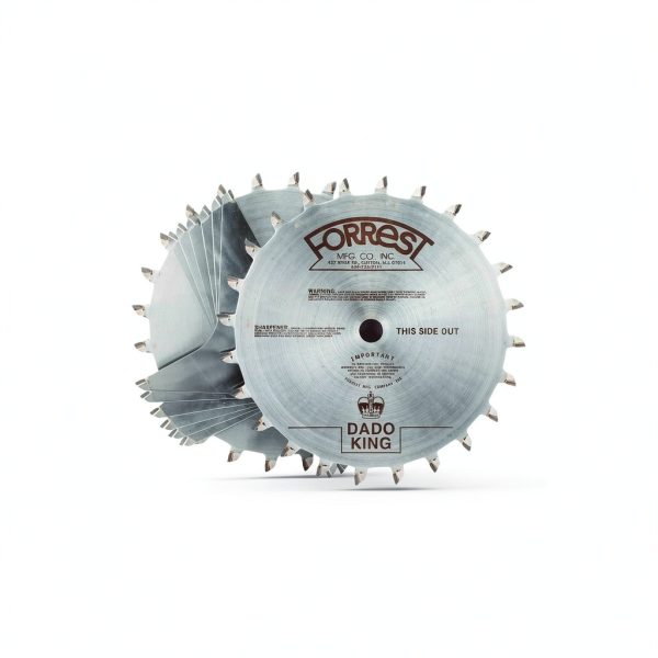 Forrest 8in Dado King Set - 24 C4 Carbide Teeth Table Saw Blade-2