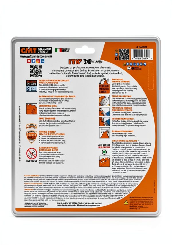 CMT P10024 ITK Plus Ripping Saw Blade, 10 x 24 Teeth, 10° ATB+Shear with 5/8-Inch bore-4