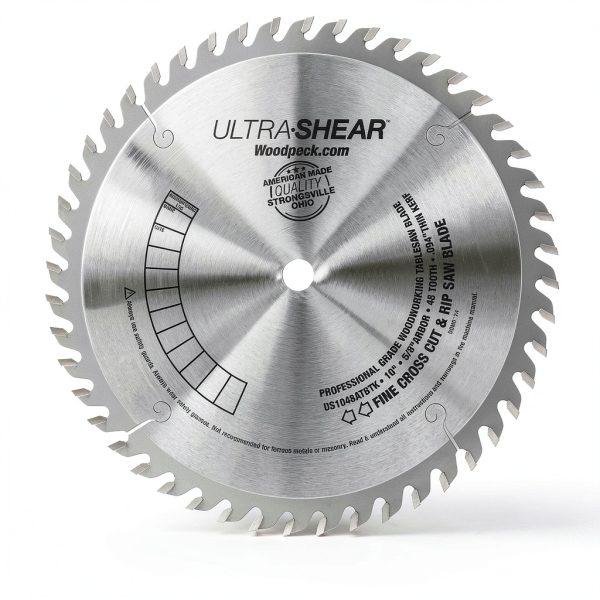 ATB Thin Kerf 10" Table Saw Blade US1048ATBTK - 48T, 5/8" Arbor-6
