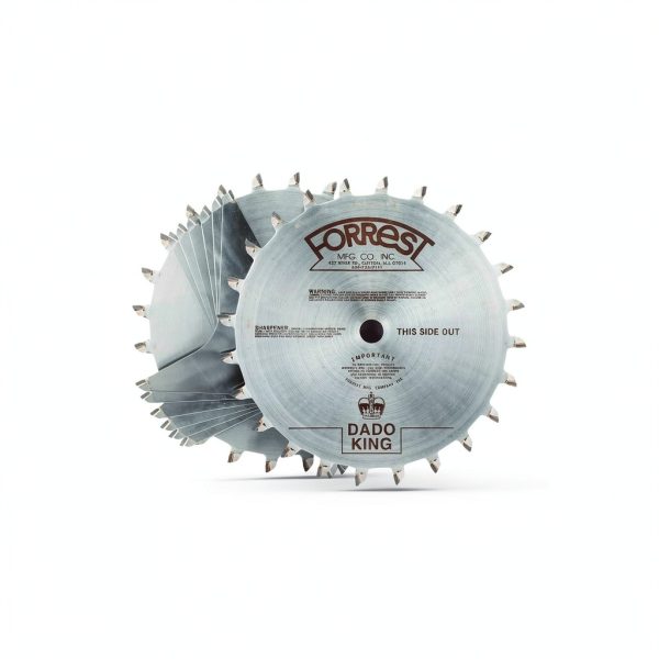 Forrest 8in Dado King Set - 24 C4 Carbide Teeth Table Saw Blade-1