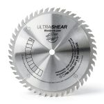 ATB Thin Kerf 10" Table Saw Blade US1048ATBTK - 48T, 5/8" Arbor-0