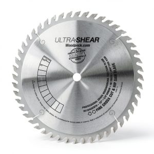 ATB Thin Kerf 10" Table Saw Blade US1048ATBTK - 48T, 5/8" Arbor-0