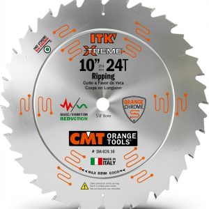 CMT 250.024.10 ITK Xtreme Industrial Rip Saw Blade, 10-Inch x 24 Teeth ATB Grind with 5/8-Inch Bore-0