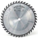 Ridge Carbide 10" Table Saw Blade with 40T Raker Grind for Wood and-0